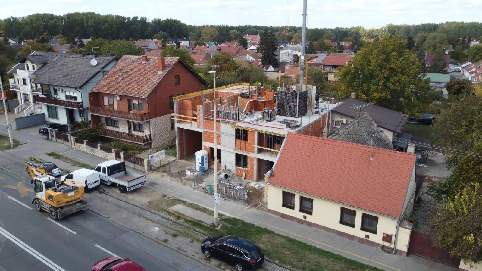 Šalovanje i zidanje 2. kata
