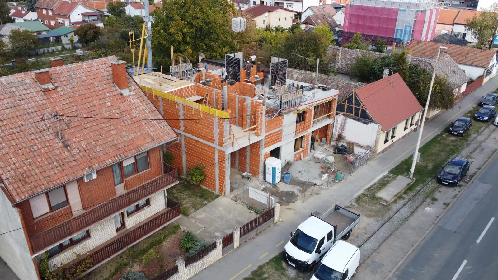 Šalovanje i zidanje 2. kata