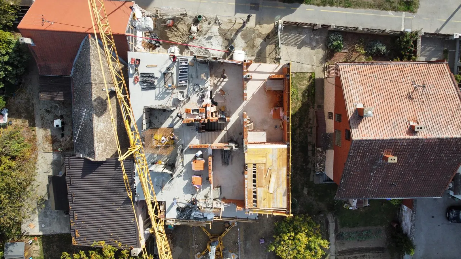 Šalovanje i zidanje 2. kata